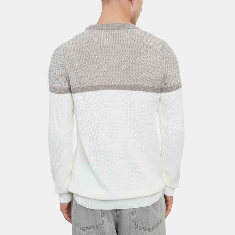 پلیور یقه گرد مردانه مدل 820055016 طرح ترندیول