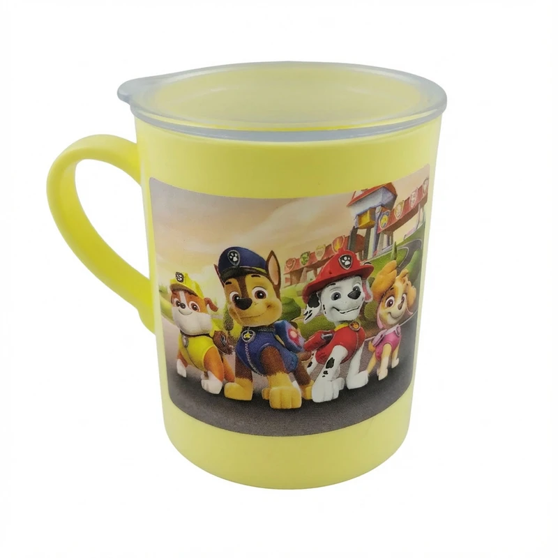 لیوان کودک مدل دربدار طرح سگهای نگهبان کد s10