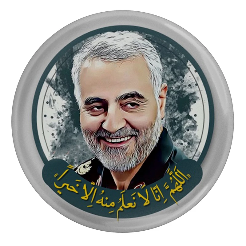 مگنت مدل S12545 طرح سردار شهید حاج قاسم سلیمانی