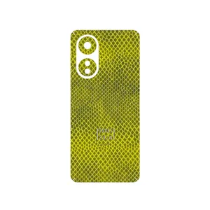 MAHOOT Yellow Snake Skin Cover Sticker for Oppo A58 4G