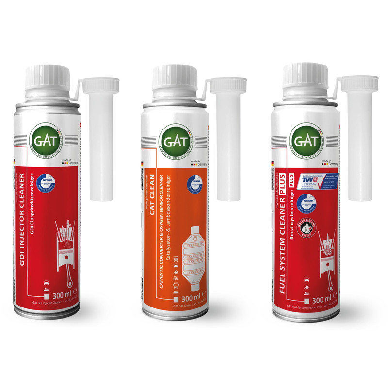 کاتالیزورشوی و انژکتورشوی GDI و تمیزکننده سیستم سوخت رسانی پلاس گات مدل CGP حجم 300 میلی لیتر بسته 3 عددی