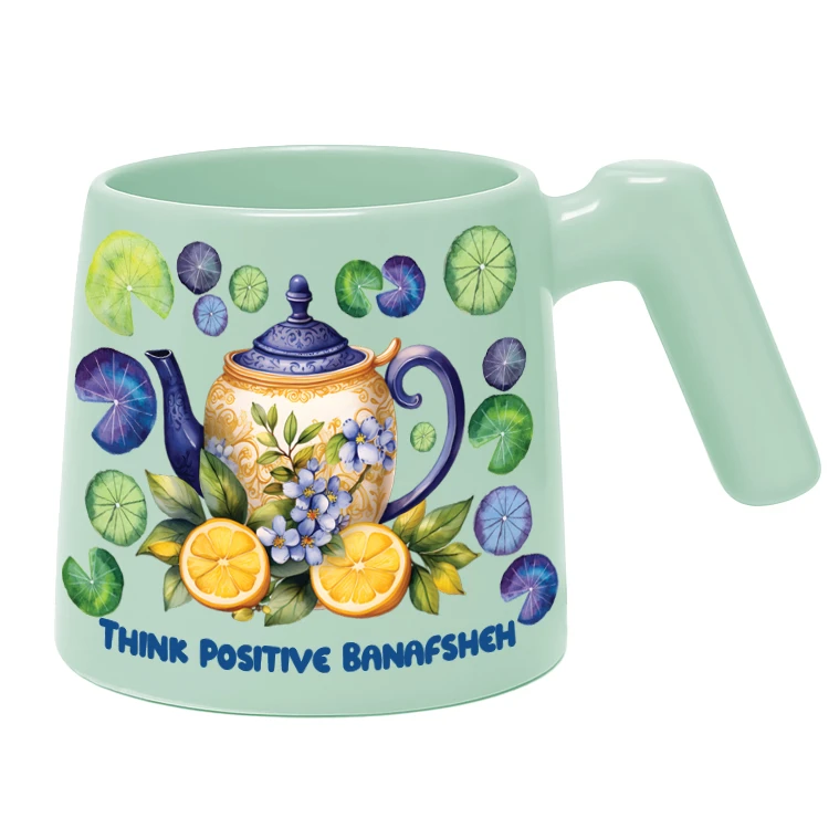 ماگ لاژید مدل اسم بنفشه طرح جمله انگیزشی