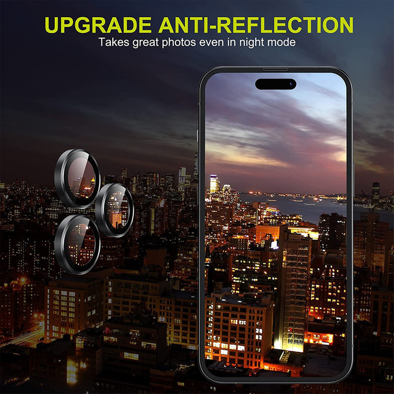محافظ لنز دوربین رینگی ام‌گلس مدل Ring-Diamond-MG مناسب برای گوشی موبایل شیائومی Redmi 13C