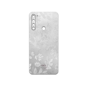 MAHOOT Silver-Wildflower Cover Sticker for Xiaomi Redmi Note 8 2021