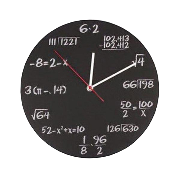 ساعت دیواری طرح فرمول ریاضی کد 1004