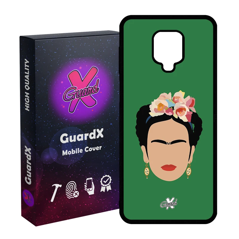 کاور گارد ایکس طرح Frida مدل Glass10133 مناسب برای گوشی موبایل شیائومی Redmi Note 9S / Note 9 Pro / Note 9 Pro Max