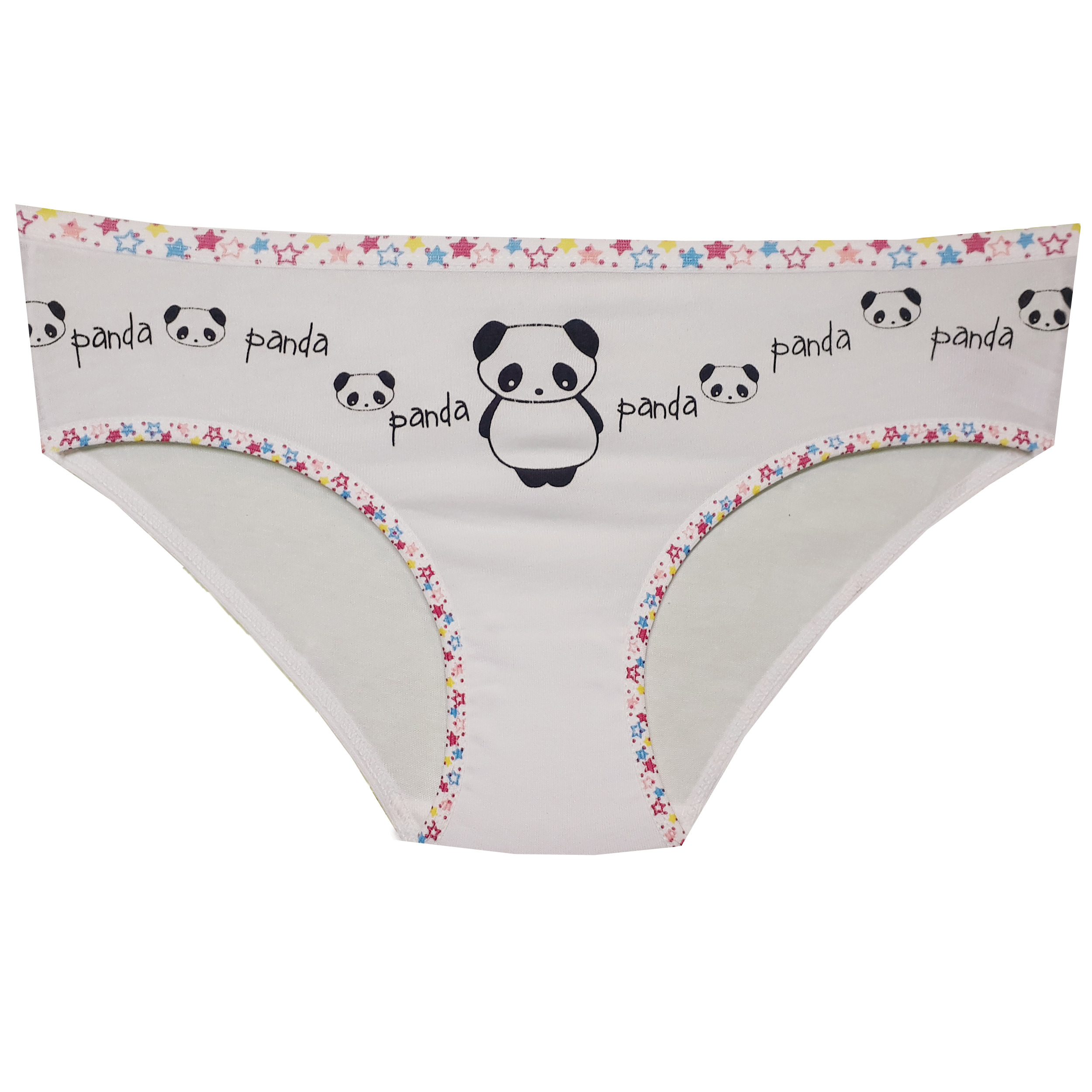 شورت دخترانه  مدل alone panda رنگ سفید