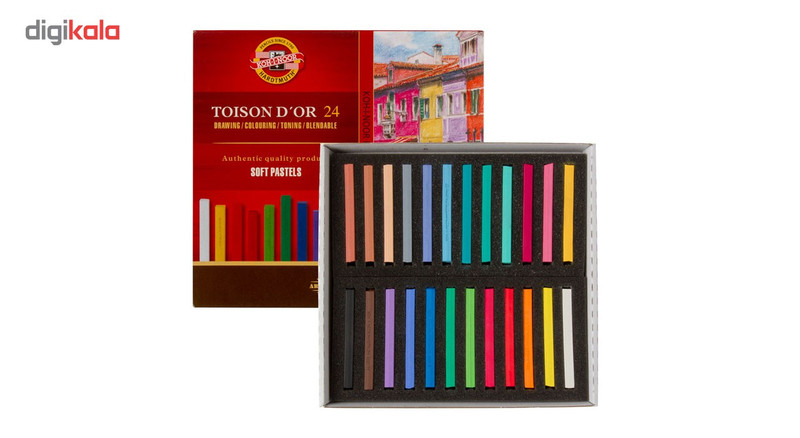 پاستل گچی24 رنگ کوه نور مدل 8584