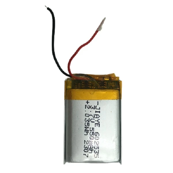 باتری لیتیومی مدل 602535 ظرفیت 550 میلی آمپر ساعت