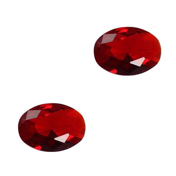 سنگ یاقوت سرخ کد D658210 بسته دو عددی 