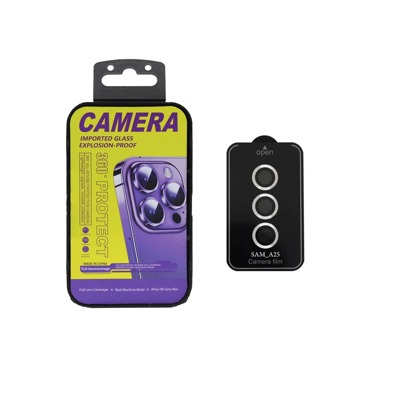 محافظ لنز دوربین مدل Shablon_Purple مناسب برای گوشی موبایل سامسونگ Galaxy A25 5G