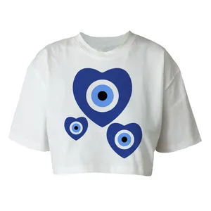 کراپ‌تاپ آستین کوتاه زنانه کد  s 54