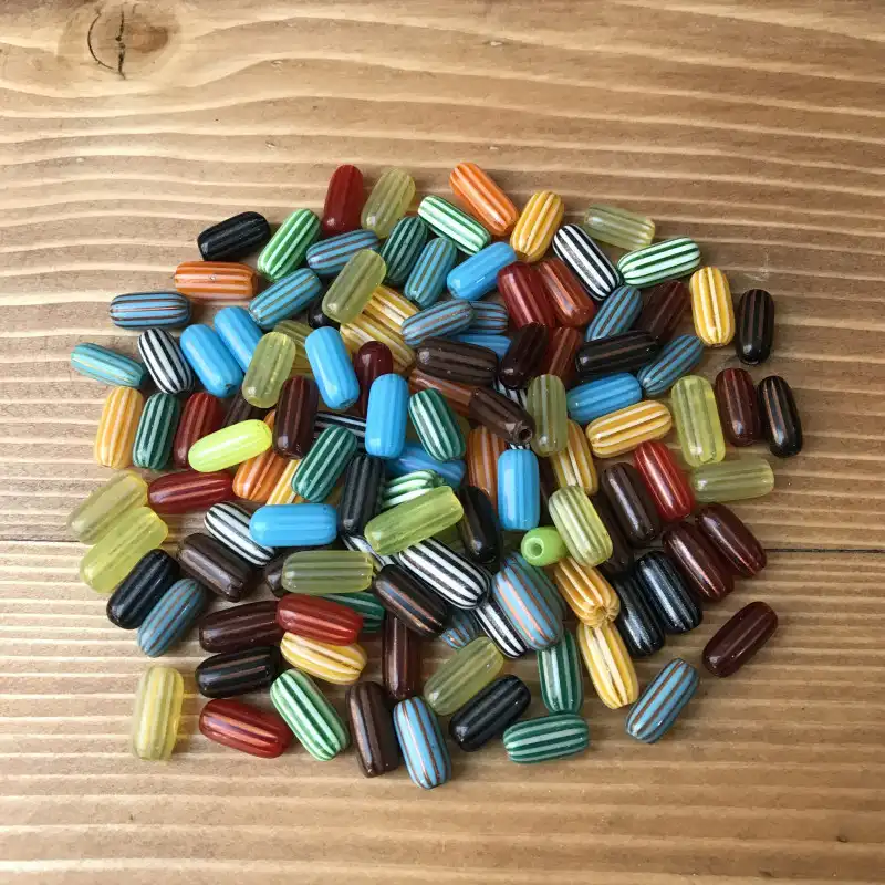 مهره دستبند مدل آبنباتی کد MO 228 مجموعه 100 عددی