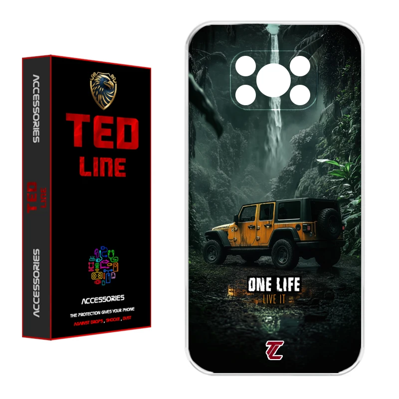 کاور تد لاین طرح ماشین آفرود کد 1119 مناسب برای گوشی موبایل شیائومی Poco X3 / X3 Pro / X3 NFC