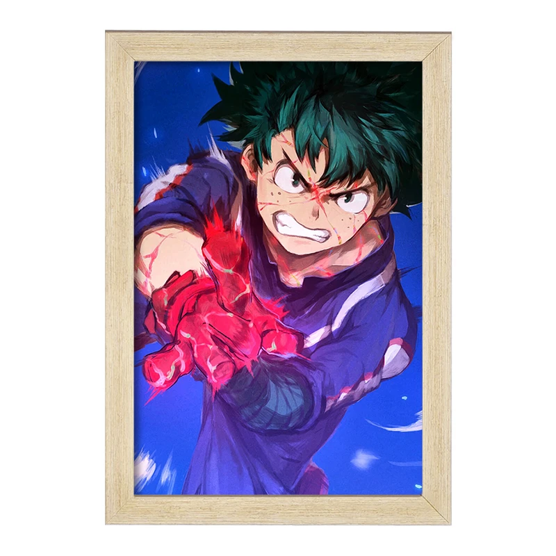 تابلو خندالو مدل دکو انیمه آکادمی قهرمان من  کد 16153