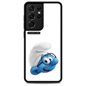AKAM AMC-WSGS21U-SMURFS-16 Cover For Samsung Galaxy S21 Ultra