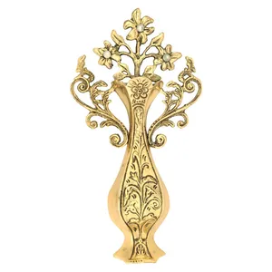 دیوار کوب برنجی مدل گلدان کد S_4132