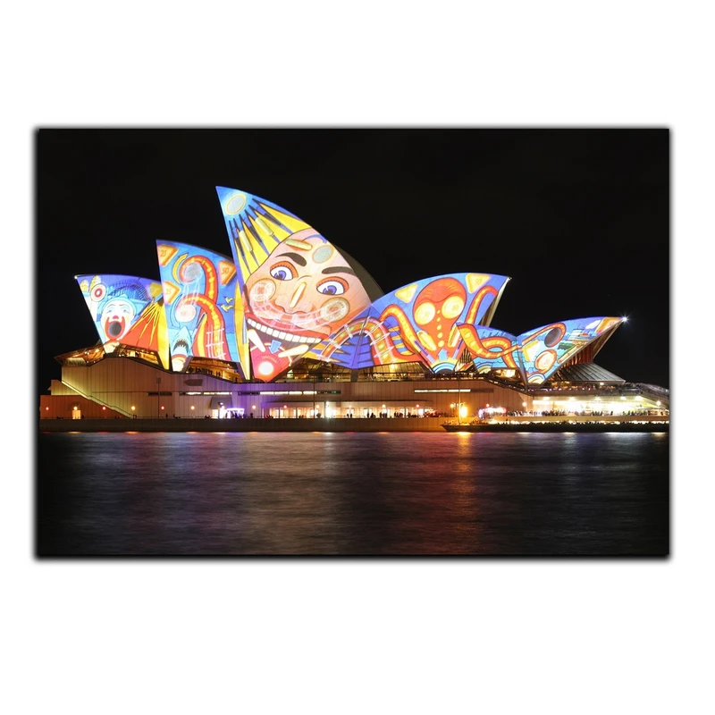 تابلو شاسی بکلیت طرح تالار اپرای سیدنی مدل SH-566