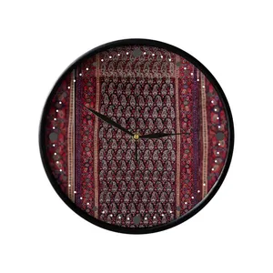 ساعت دیواری مدوپد طرح فرش سنندج مدل C-Sanandaj11