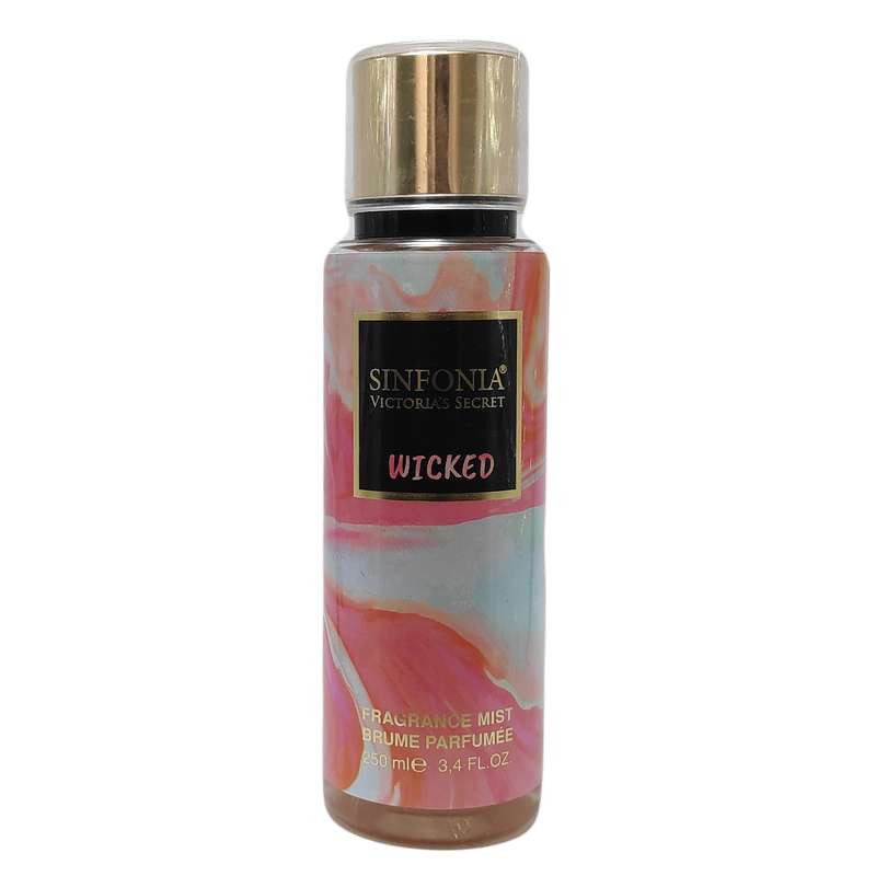 بادی اسپلش زنانه سین فونیا مدل Victoria Secret Wicked حجم 250 میلی لیتر بادی اسپلش زنانه سین فونیا مدل Victoria Secret Wicked حجم 250 میلی لیتر
