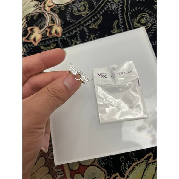 انگشتر زنانه وای اس ایکس مدل بال و حلقه کد 547699 انگشتر زنانه وای اس ایکس مدل بال و حلقه کد 547699