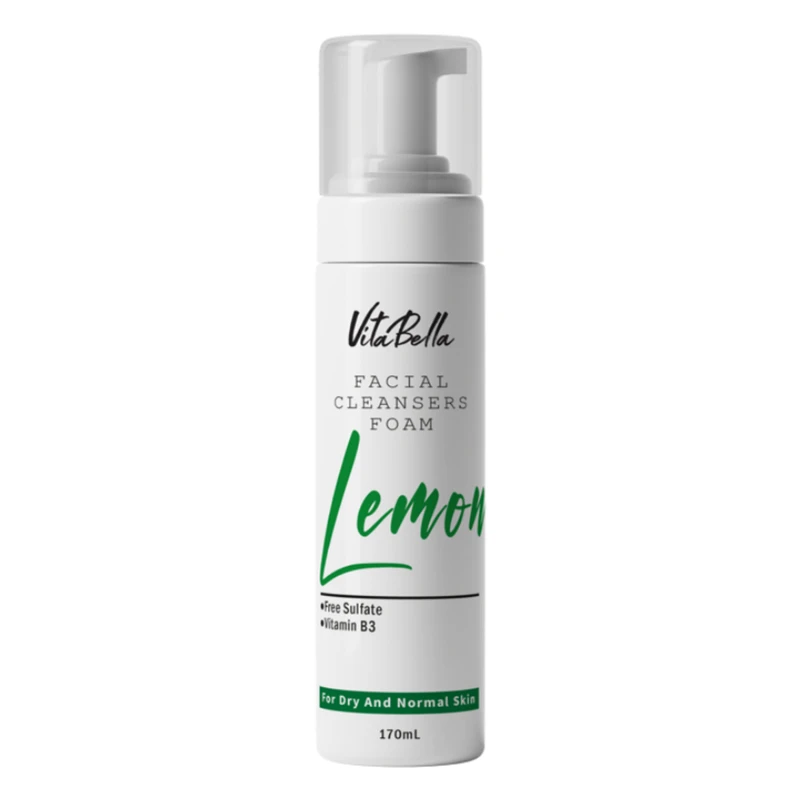 فوم شست‌وشوی صورت ویتابلا مدل Lemon  مناسب برای پوست خشک حجم ۱۷۰ میلی‌لیتر