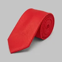 کراوات ساتن ساده هکس ایران مدل KS-RED