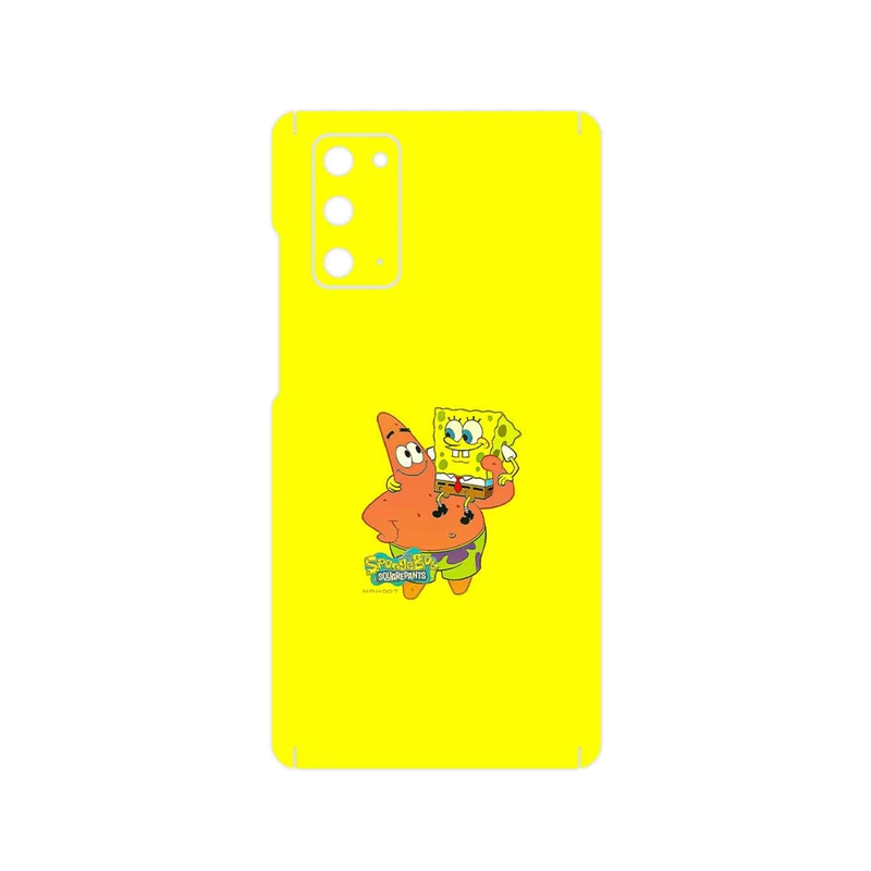 برچسب پوششی ماهوت مدل SpongeBob SquarePants مناسب برای گوشی موبایل سامسونگ Galaxy Note 20