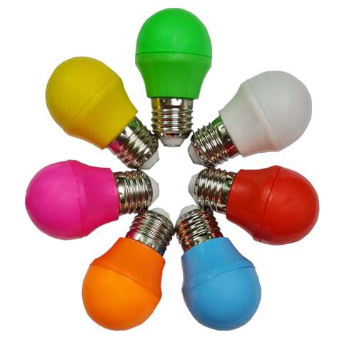 چراغ خواب مدل پاور 3 وات پایه رنگی مجموعه 7 عددی 