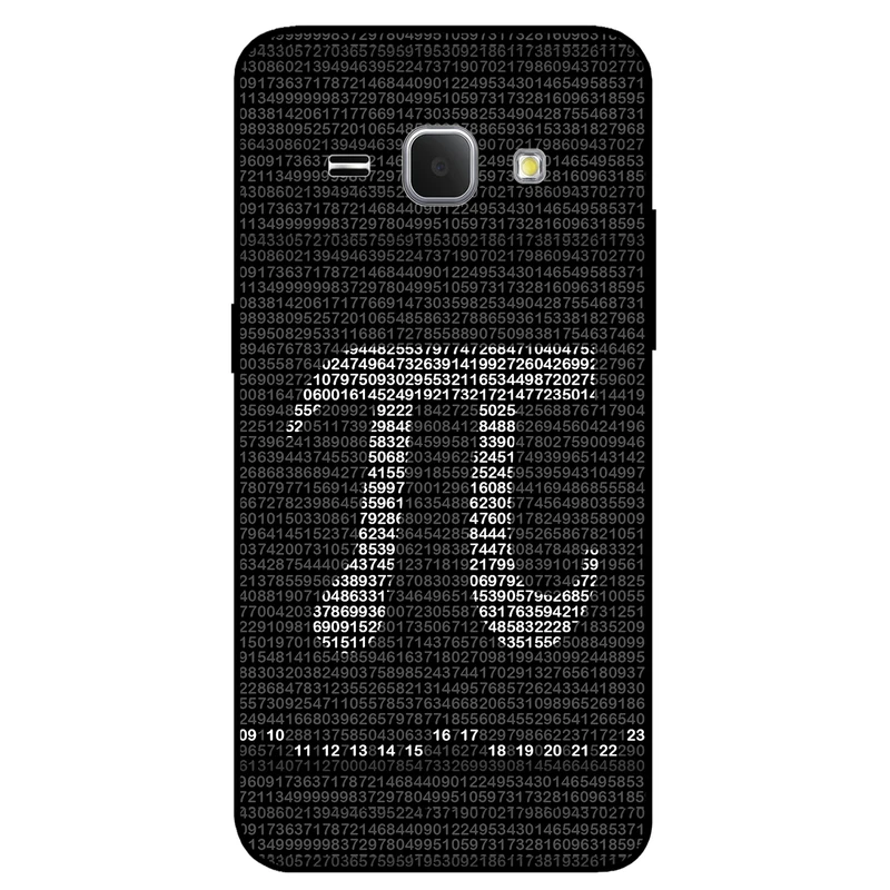 کاور مگافون طرح عدد پی مدل 7240 مناسب برای گوشی موبایل سامسونگ Galaxy J1 2016 (J120)