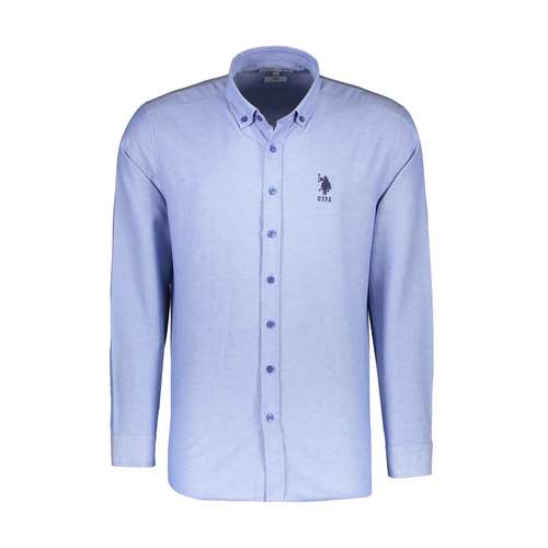 پیراهن آستین بلند مردانه یو اس پولو مدل SLIM FIT