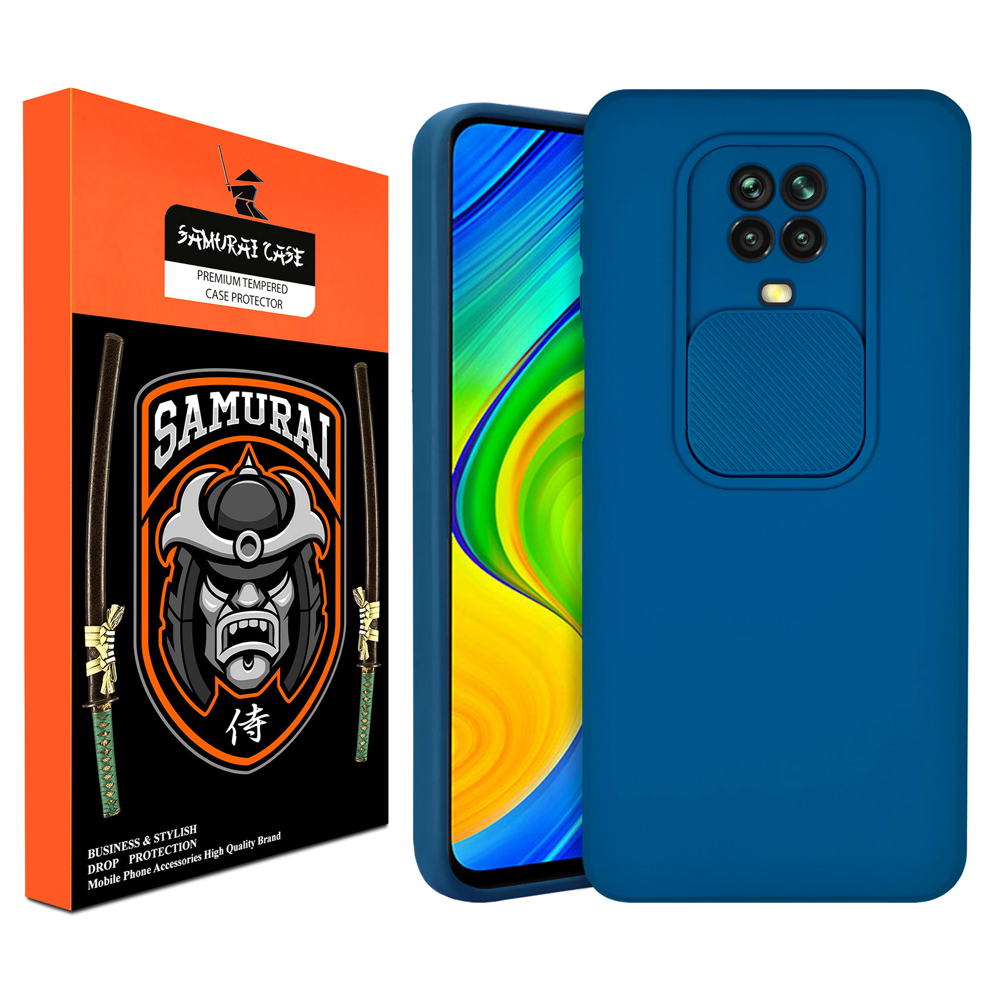 کاور سامورایی مدل Cam 2 مناسب برای گوشی موبایل شیائومی Redmi Note 9S / Note 9 Pro