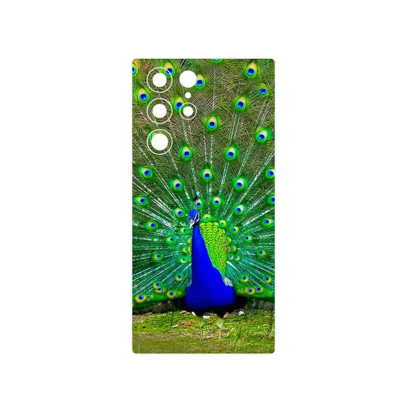 برچسب پوششی ماهوت مدل Peacock مناسب برای گوشی موبایل سامسونگ Galaxy S22 Ultra 5G