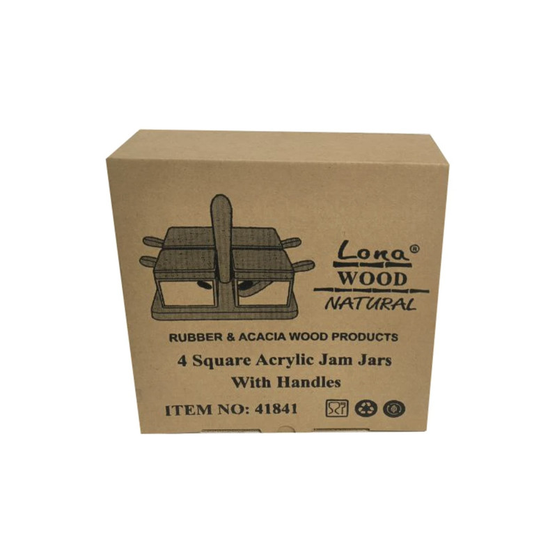 ظرف مربا و عسل لوناوود مدل wood-acrylic کد RM41841