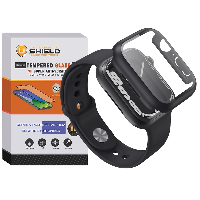 بند آلتیمیت شیلد مدل Soft-Guard-UL مناسب برای اپل واچ سری 1/2/3 سایز 42 میلی متری به همراه کاور