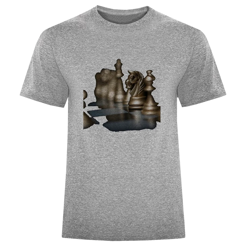 تیشرت آستین کوتاه مردانه طرح شطرنج کد W30