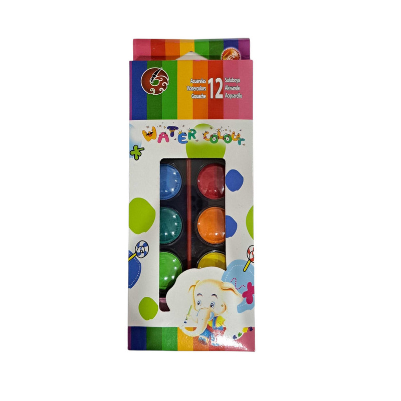 آبرنگ 12 رنگ کد 2812