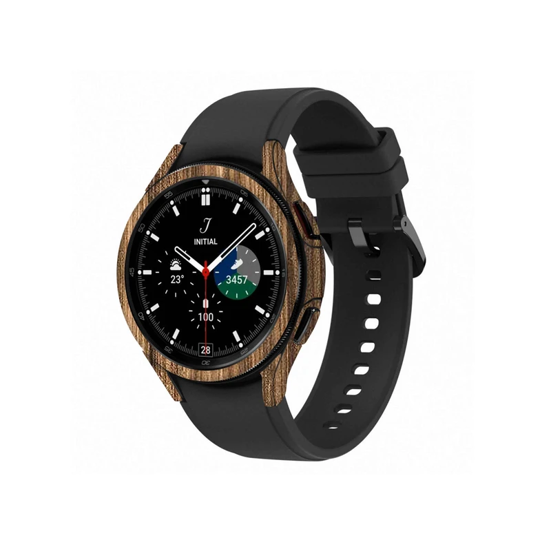  برچسب ماهوت طرح Light-Walnut-Wood مناسب برای ساعت هوشمند سامسونگ Watch4 Classic 42mm