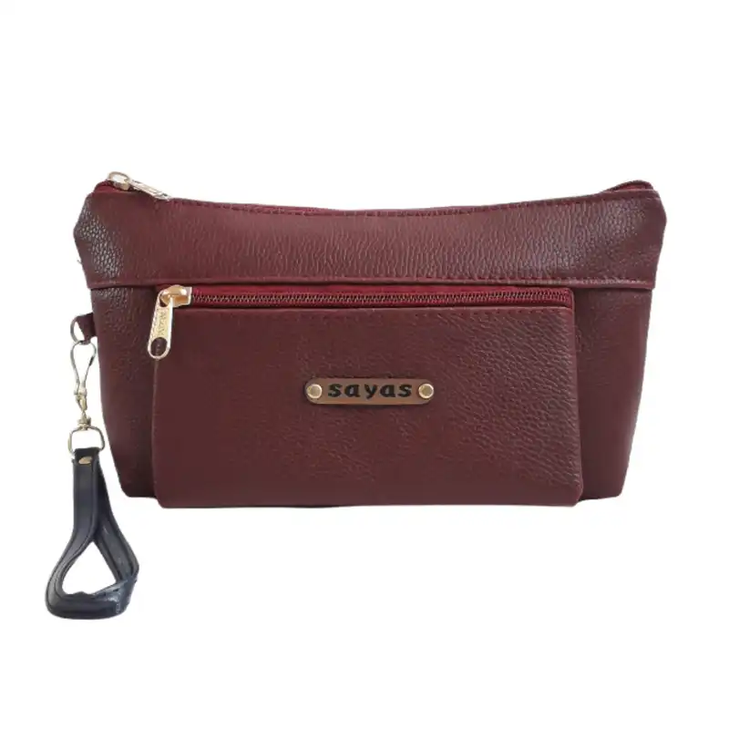 کیف لوازم آرایش زنانه مدل دوجیب