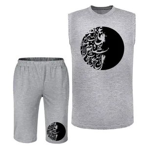 ست تاپ و شلوارک مردانه مدل شعر A315