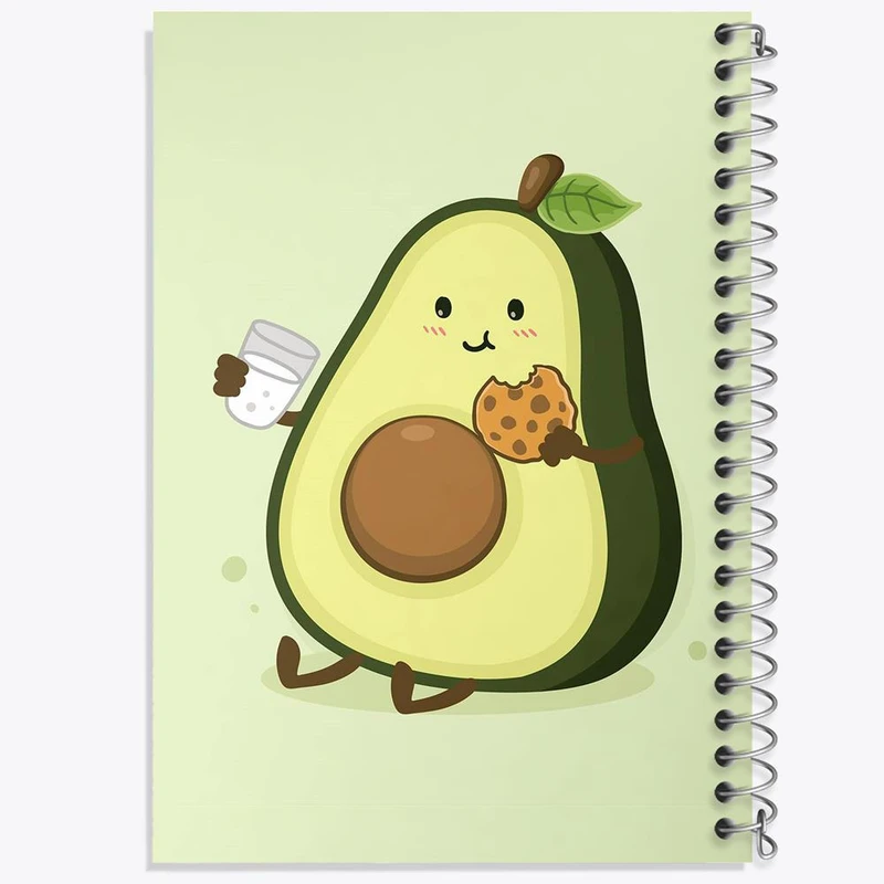 دفتر لیست خرید 50 برگ خندالو طرح آووکادو کد 29577