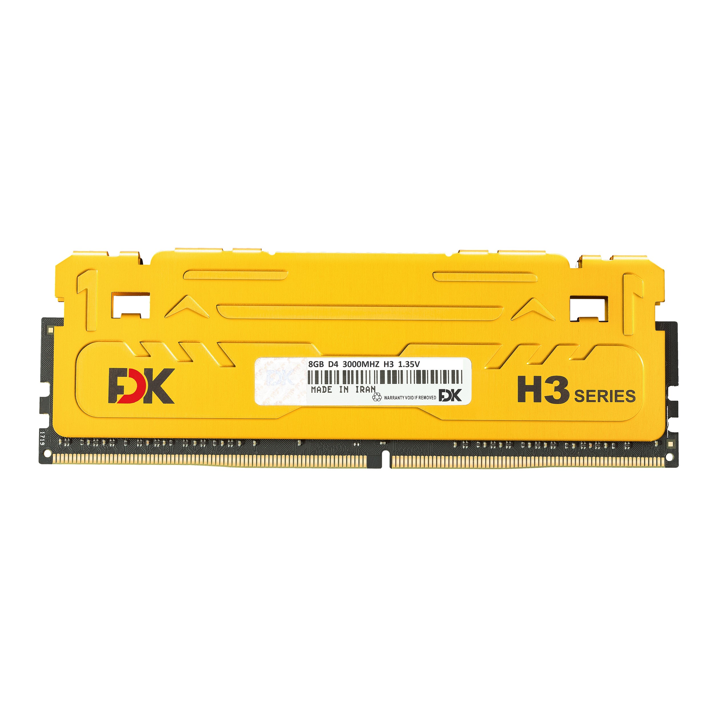  رم دسکتاپ DDR4 تک کاناله 3000مگاهرتز CL15 فدک مدل H3 ظرفیت 8 گیگابایت