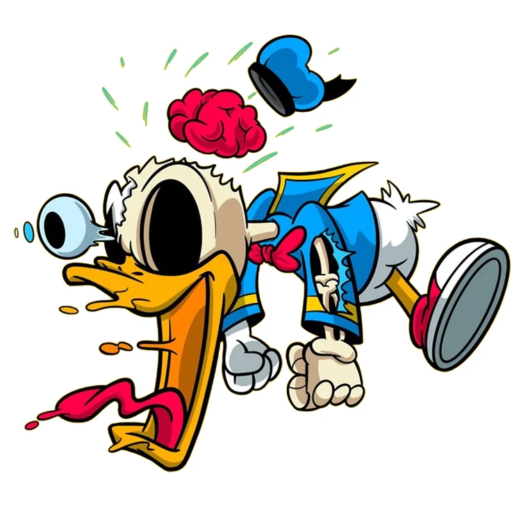 استیکر پارچه و لباس پاد آفرین مدل کارتونی کد S1551