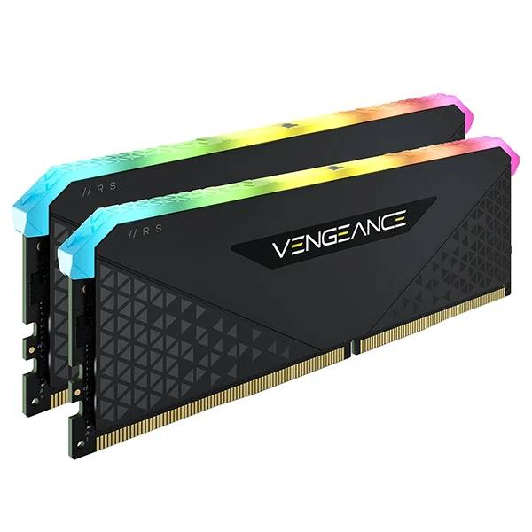 رم دسکتاپ DDR4 دو کاناله 3600 مگاهرتز کورسیر مدل CL18 VENGEANCE RGB RS ظرفیت 32 گیگابایت