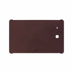 MAHOOT Matte-Dark-Brown-Leather Cover Sticker for Samsung Galaxy Tab E 9.6 2015 T560