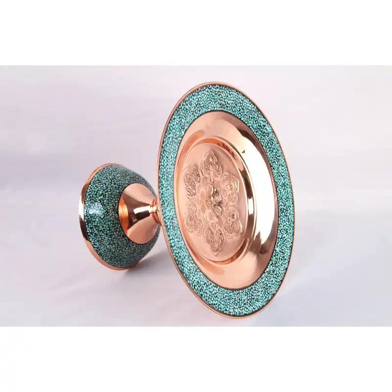 شیرینی خوری فیروزه کوبی مدل گرد کد Shi25