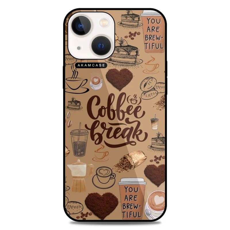 کاور آکام مدل AMC-WA13-COFFEE-18 مناسب برای گوشی موبایل اپل iPhone 13
