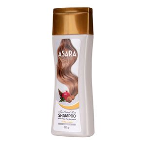 نقد و بررسی شامپو تثبیت کننده رنگ مو آسارا مدل گردو و انار حجم 260 میلی لیتر توسط خریداران