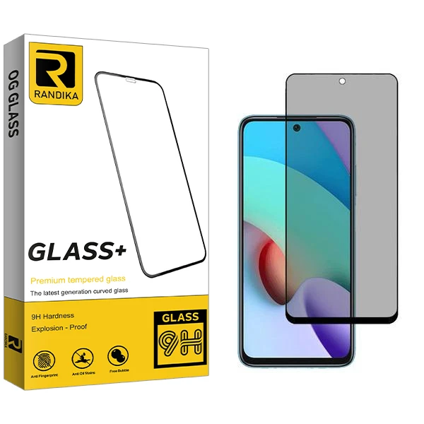 محافظ صفحه نمایش حریم شخصی راندیکا مدل RK مناسب برای گوشی موبایل شیائومی Redmi 10 Prime