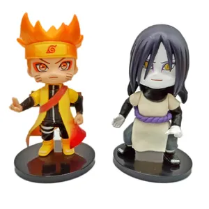 اکشن فیگور مدل پایه دار انیمه ناروتو Naruto مجموعه 2 عددی